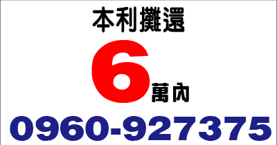 絕對保密 6萬內 本利攤還 來電就借
